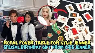 Royal Poker Table For Kylie, Birthday Gift From Kris Jenner On Her 28th Birthday 🔥🔥