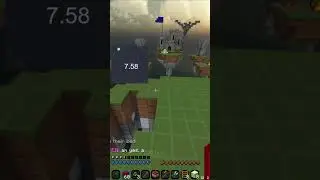 Almost broke the record #minecraft  #shorts