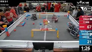 Diamond in the Desert - HS : Canyon - R16 #3-1 - 9364E & 1138B vs 52430D & 3303M - Auton + Driver