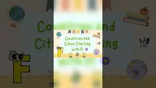 Countries and Cities Starting with F #shorts