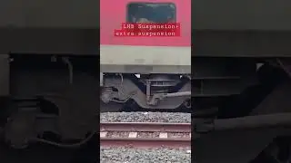 LHB✓Better💥🔥🚇 than ICF COACH 💯 #Suspension #shorts #trending #train #youtubeshorts