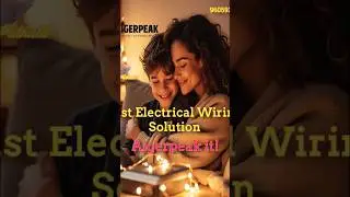 Fastest electrical wiring solution by Aigerpeak at Ernakulam #homesafety