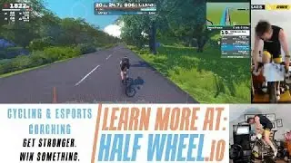 1822 Watts From a Standing Start Sprints on Zwift
