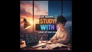 STUDY WITH ME 2 HOURS POMODORO !!!!!!
