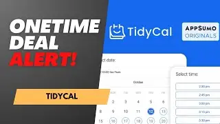 TidyCal AppSumo Deal 🔥 Best Calendly Alternative for Lifetime Scheduling! (Pay Once, Use Forever)
