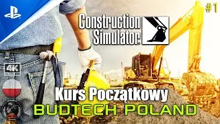 Construction Simulator | #1 Kurs początkowy | PS5 4K PL #ps5 #constructionsimulator #budowa