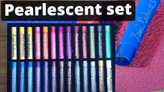 Paul Rubens Oil Pastel - Pearlescent / Metallic colors - first tests
