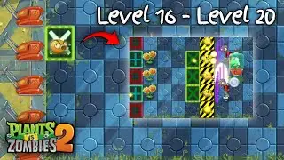Adventure Far future, Level 16 - Level 20, Plants vs Zombies 2 Indonesia