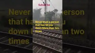 Never trust a person let you down More than two times