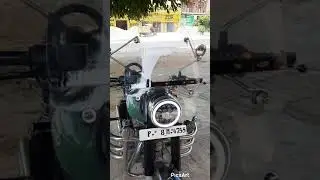 Windshield installation in Classic 350