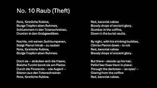 The Poetry of Schoenberg's Pierrot Lunaire