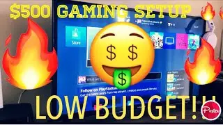 DRIPPY'S $500 LOW BUDGET GAMING SETUP TOUR🎮🔥