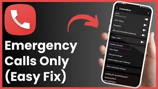 How To Fix Emergency Calls Only Error On Android !