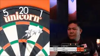 9 Dart finish NOEL MALICDEM! 2018 PDC ASIA TOUR ( With Dramatic Music)