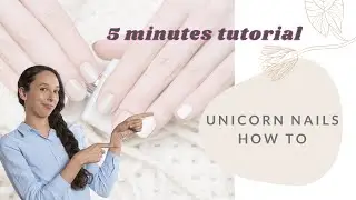 UnicornNails With Gel Tutorial  💋 // Unicorn Nails How to 🔥