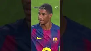 MARCUS RASHFORD SCORES HIS FIRST GOAL FOR BARCELONA. ⚽ #shorts