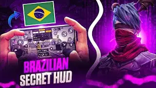 BRAZILIAN 🇧🇷 3 FINGER FASTEST 🤯 CUSTOM HUD CODE | BEST 3 FINGER FREESTYLE 😳 CUSTOM HUD IN FF