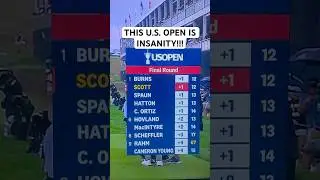 OMG! #trending #usopen #golf #reaction #weather #leaderboard #samburns #adamscott #scottiescheffler