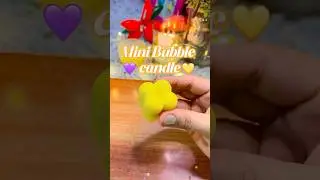 Mini Bubble Candle🤍#kakucandles #smallbusiness #candlemaking #candles #scentedcandles #candle #diy