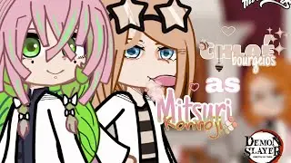 (MIRACULOS) react to Chloe as mitsuri  kanjori     -🇧🇷🇺🇲🇪🇦-   (KNY)