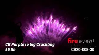 fireevent CB Purple to big Crackling 65 Sh_Art.Nr. CB20-008-30