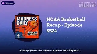 NCAA Basketball Recap - Episode 5524 | Airout AI Featured Podcasts