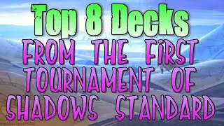 Mtg: Top 8 Decks from the first Tournament of Shadows over Innistrad Standard!