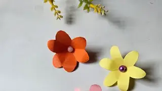 Easy Paper Flower Making Live | Beautiful 3D Paper Flowers | DIY Craft |