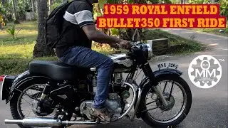1959 FULLY LOADED ROYAL ENFIELD BULLET350 FIRST RIDE AFTER RESTORATION