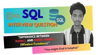 WHAT IS DIFFERENCE BETWEEN RANK() AND DENSE_RANK()