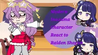 ೃ⁀➷ Modern Inazuma Character React To Raiden Shogun ೀ Short ೀ ೃ⁀➷