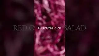 Red Cabbage Salad 🥬 Perfect for burgers, hot dogs, and kebabs. Recipe now live! #cabbage #recipe