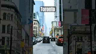 Toronto 4K HDR Drive | Scenic Streets & Urban Views #downtown #4k #Shorts #TorontoDrive #TorontoTour