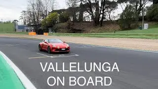 Alpine 110 S Vallelunga on board track day 11-03-2023