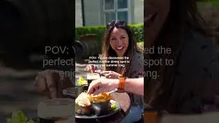 POV: You&rsquo;ve discovered the perfect outdoor dining spot!