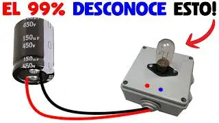 Cómo HACER una HERRAMIENTA CASERA para DESCARGAR CONDENSADORES en TELEVISORES
