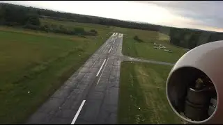 Blimp Landing In A Field - Inside Gondola View || Solberg, New Jersey N51 || ABC A60R Airship