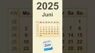 Kalender Juni 2025