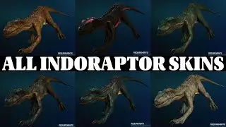 ALL INDORAPTOR SKINS in Jurassic World Evolution 3 | 4K Showcase 🦖