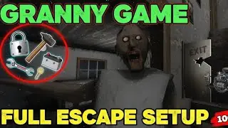 Granny Game Full Escape Setup | Winch Handle, Remote, Car Battery, Special Key & Wrench Gameplay