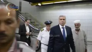 جولة لمدير شرطة النقل فى السكة الحديد ومترو الأنفاق