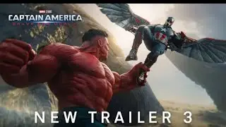 Captain America Brave New World. NEW TRAILER.  💀RED HULK &hearts;️.  #MCU #MOVIE  #RDSYT