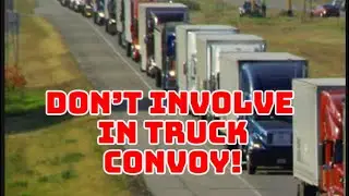 How To Drive On Truck Convoy. #dangote