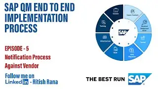 Quality Notification Process against the vendor in SAP QM Implementation | Episode 4 | @technoritish