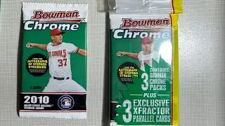 2010 Bowman Chrome Baseball Pack Opening