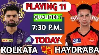 KKR Vs SRH Best Playing 11 | Qualifier 1 | 21 May 2024 |  IPL 2024 | #kkrvssrh #ipl @StarSunHD&nbsp;