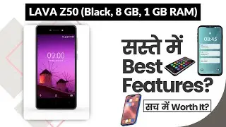 LAVA Z50 (Black, 8 GB, 1 GB RAM) Review in Hindi | Features