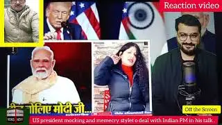 Goddi Media/Indian media shocked/Indian goddi media Crying/this time US president mocking in style.
