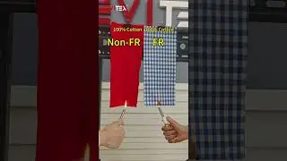 Yarn-Dyed FR Fabric VS. Standard: Fire Test Comparison #FRFabric #factory #OEM #Shorts #levitex