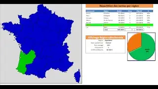 Excel Macro - Carte Interactive avec clic souris -  (Module n° 3/3)